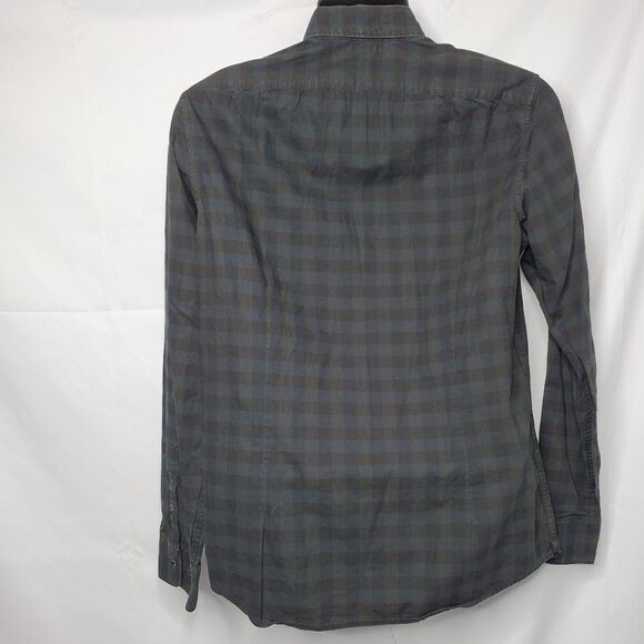 KENNETH COLE button down shirt‎ buffalo check cotton S - Picture 2 of 7